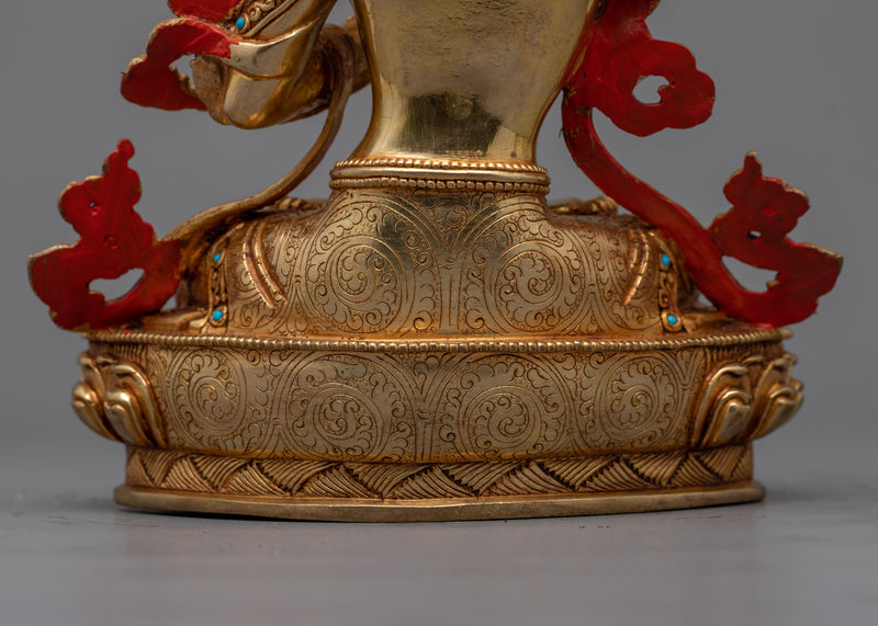 Manjushri A Tibetan Handcrafted Statue | Symbol of Wisdom