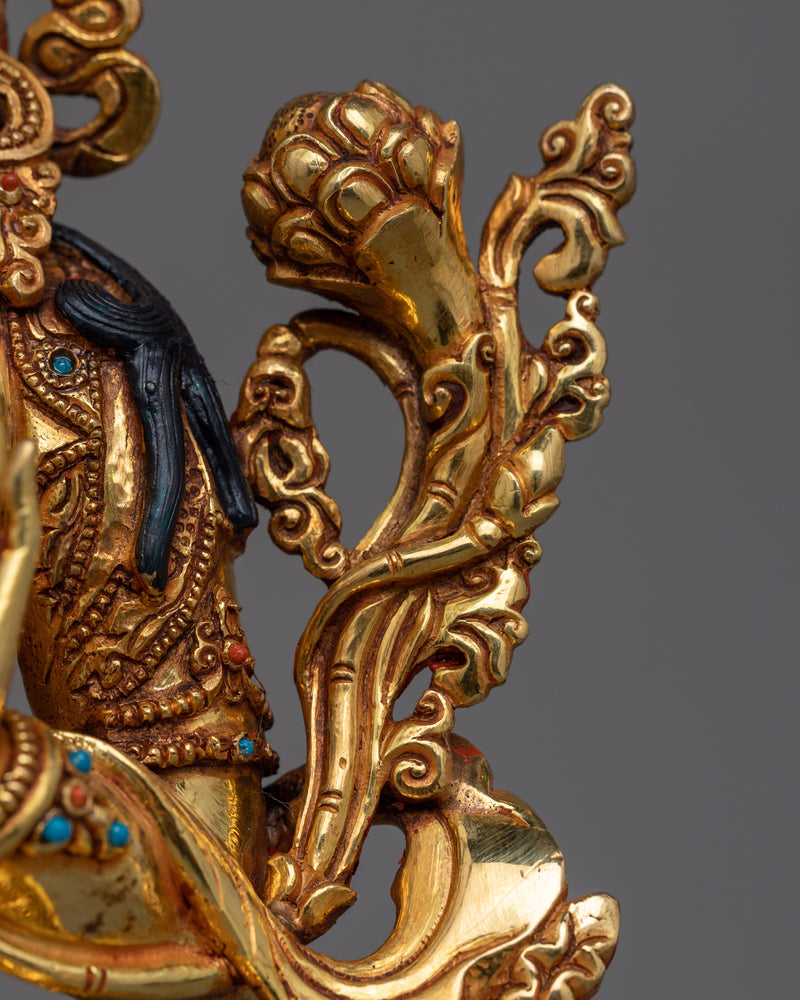 Green Tara a Female Protective Deity Statue | Guardian of Compassion