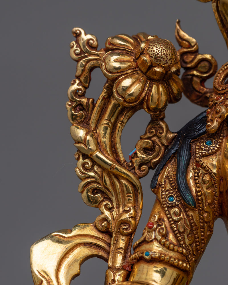 Green Tara a Female Protective Deity Statue | Guardian of Compassion