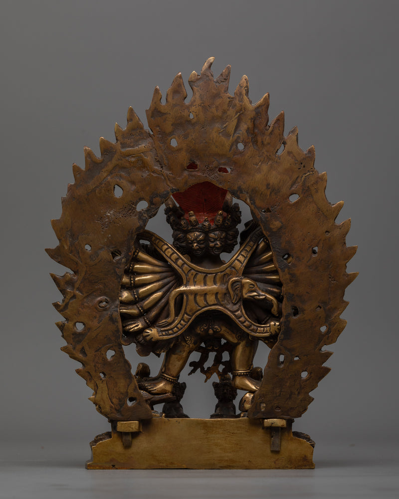 Yamantaka Antique Touch Statue | Conqueror of Death