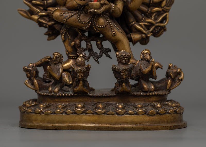 Yamantaka Antique Touch Statue | Conqueror of Death