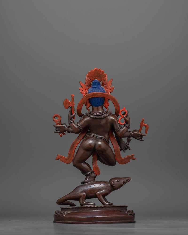 Shree Ganesh 38cm Oxidized Statue | Lord of Prosperity and Wisdom