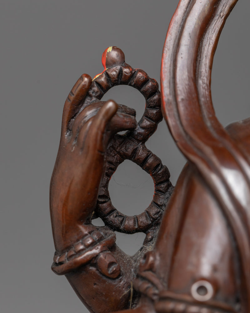 Shree Ganesh 38cm Oxidized Statue | Lord of Prosperity and Wisdom