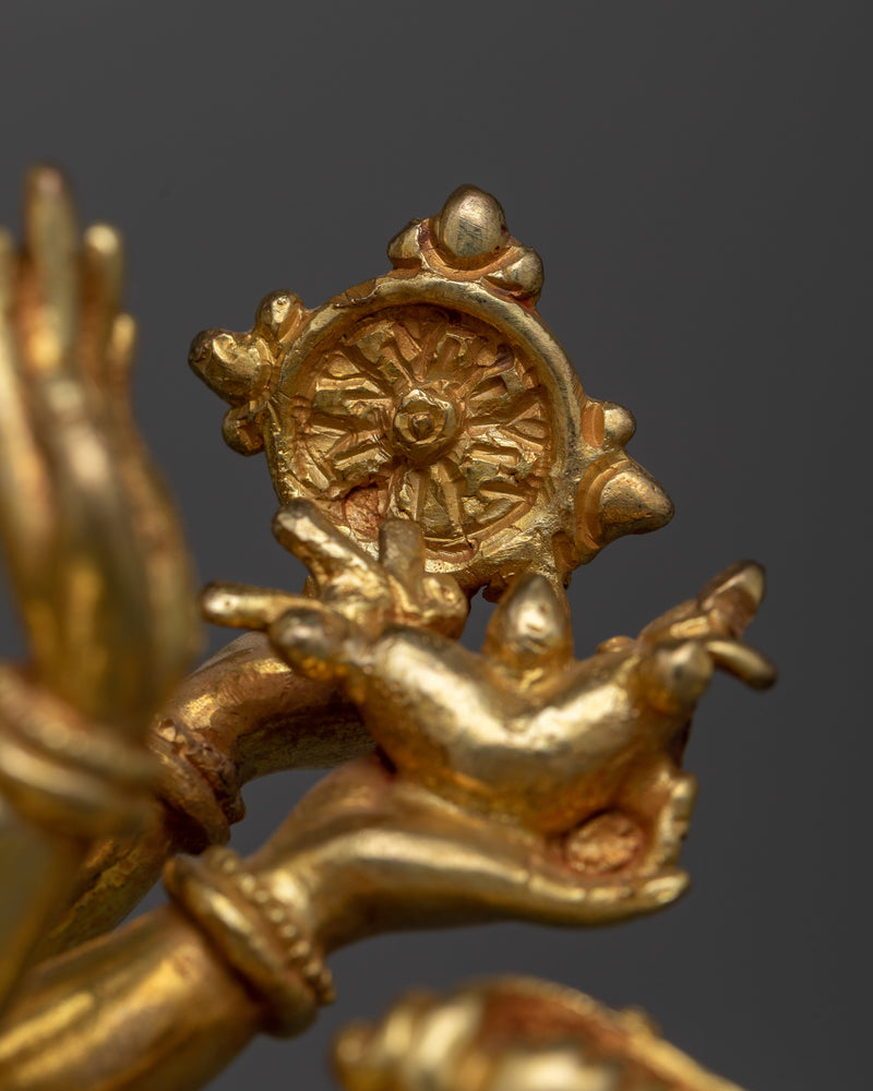 Chundi Gold Gilded Statue | Manifestation of Supreme Protection