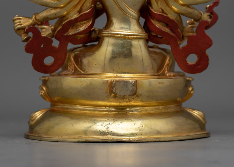 Chundi Gold Gilded Statue | Manifestation of Supreme Protection