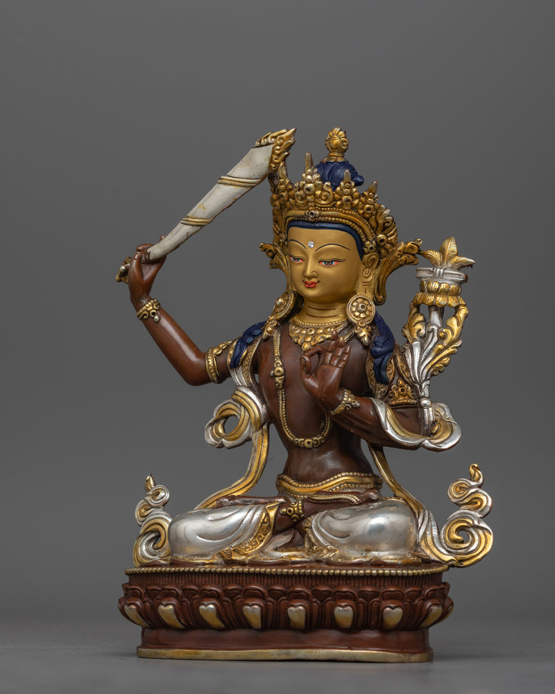 manjushri-silver-plated-oxidized