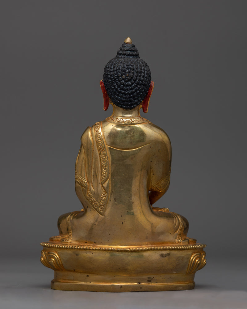 Amitabha Buddha Hand Carved Statue | Embodiment of Infinite Light