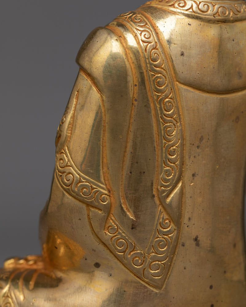 Amitabha Buddha Hand Carved Statue | Embodiment of Infinite Light