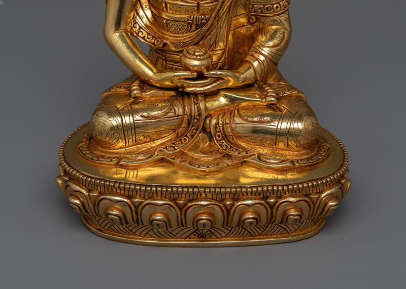 Amitabha Buddha Handmade 22cm Statue | Essence of Infinite Light