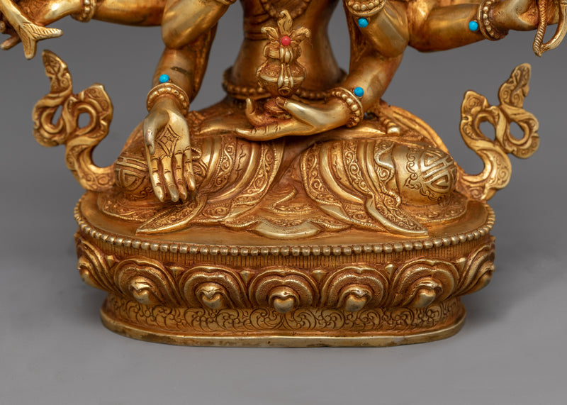 Namgyalma Handmade Female Deity Statue | Beacon of Longevity and Purification