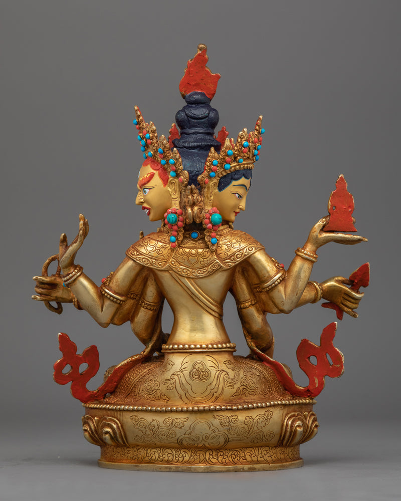 Namgyalma Handmade Female Deity Statue | Beacon of Longevity and Purification