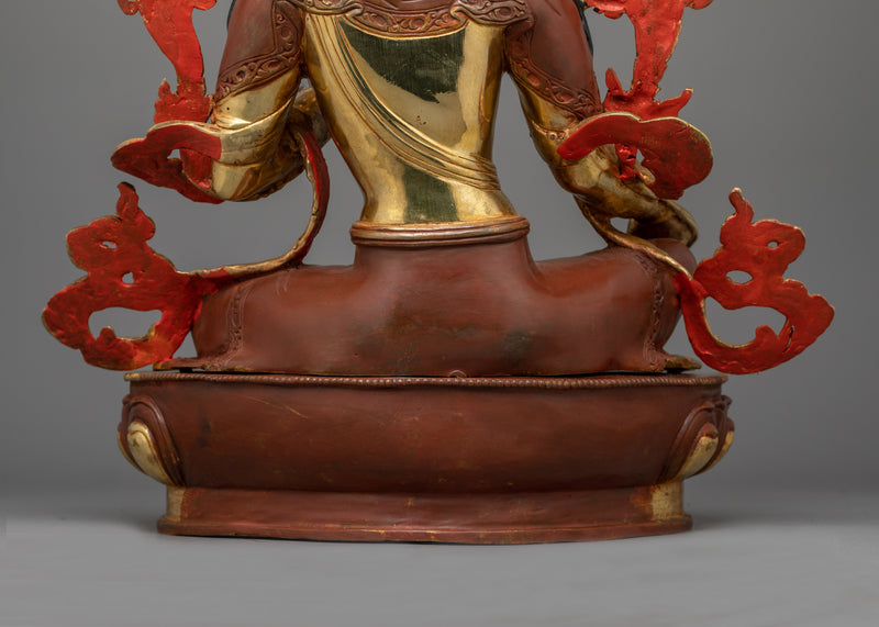 Green Tara Handcrafted Female Deity Statue | Embodiment of Active Compassion