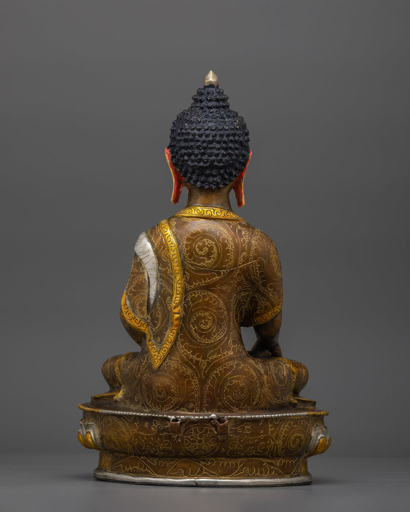 Shakyamuni Buddha Handcrafted Enlighten Teacher Statue | Essence of Wisdom