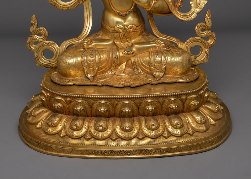 Manjushri Handcrafted 48cm Statue | Embodiment of Wisdom