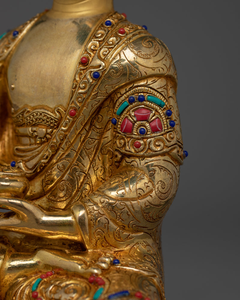 Shakyamuni Buddha Nepalese Handcrafted Statue | Essence of Enlightenment