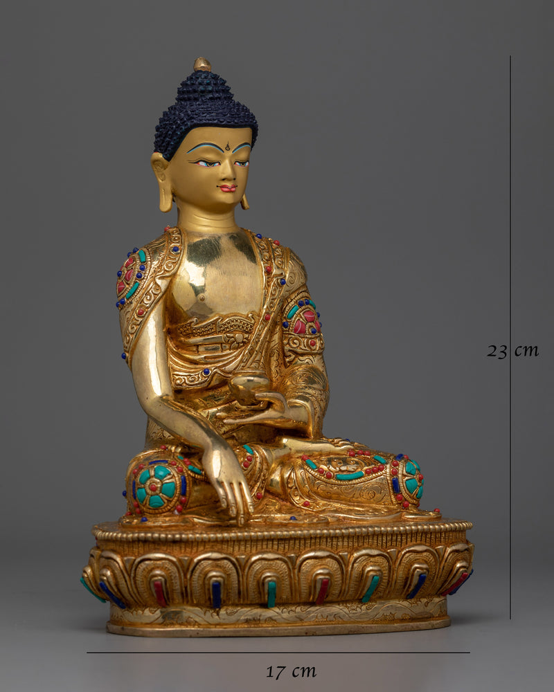 Shakyamuni Buddha Nepalese Handcrafted Statue | Essence of Enlightenment