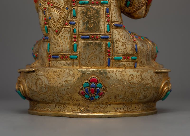 Gelug Guru Tsongkhapa Handmade Statue | Illuminator of the Path