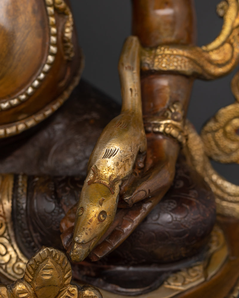 Dzambhala Nepalese Handmade Statue | Deity of Wealth and Prosperity