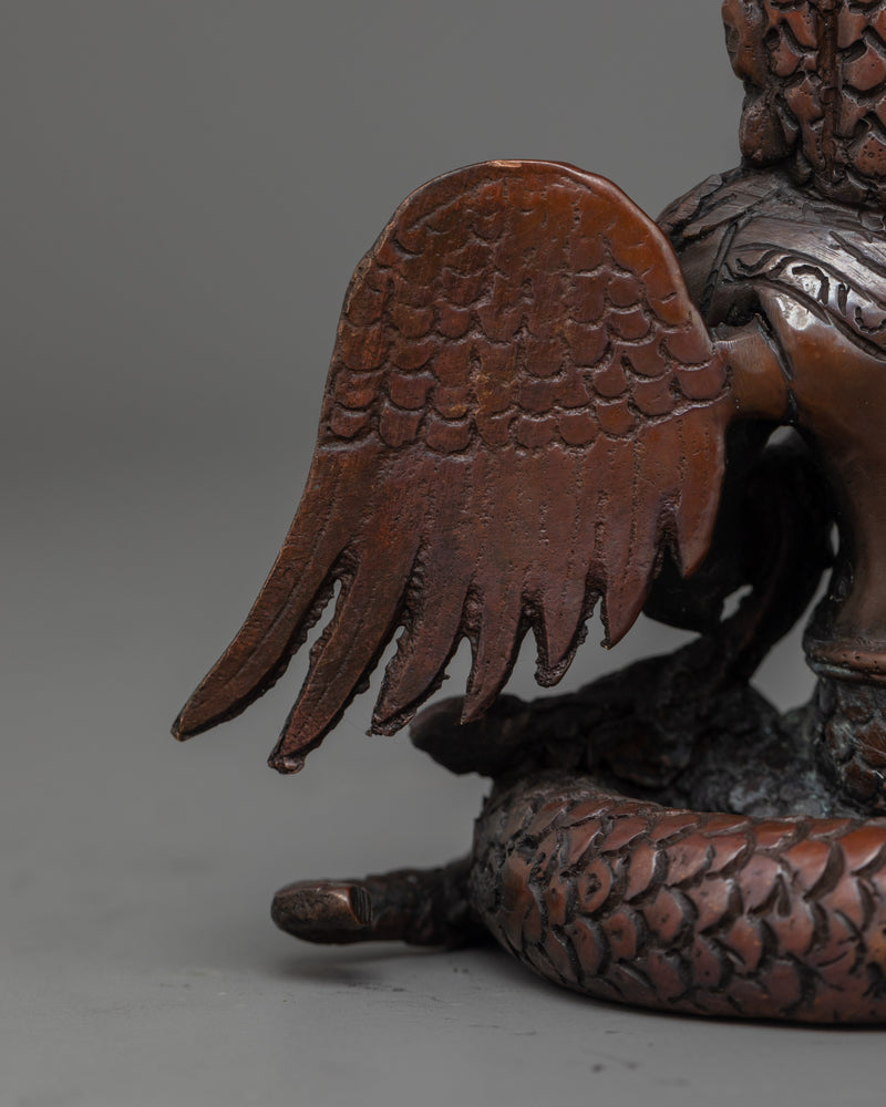 Nagakanya Handmade Oxidized Statue | Serpent Goddess of Protection