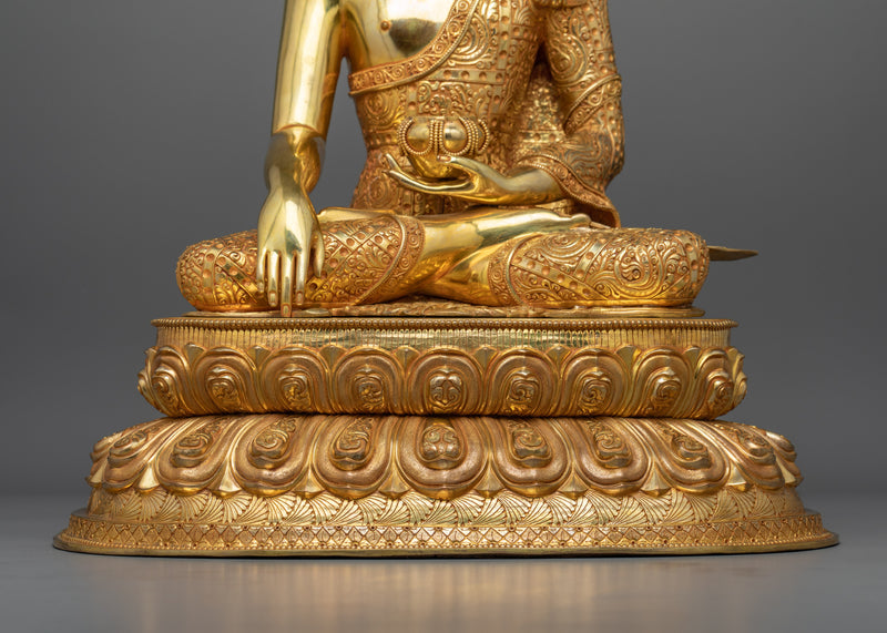 Shakyamuni Buddha Nepalese Handmade Statue | Masterpiece of Spiritual Art