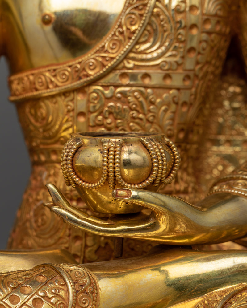 Shakyamuni Buddha Nepalese Handmade Statue | Masterpiece of Spiritual Art