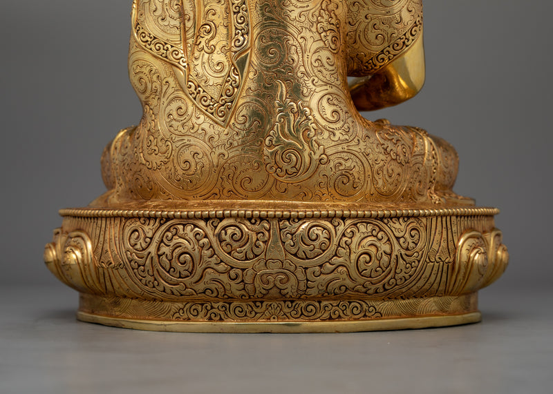 Amitabha Buddha Nepalese Handcrafted Masterpiece Statue | Beacon of Enlightenment