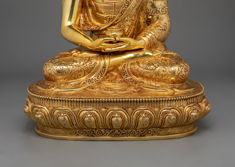 Amitabha Buddha Nepalese Handcrafted Masterpiece Statue | Beacon of Enlightenment