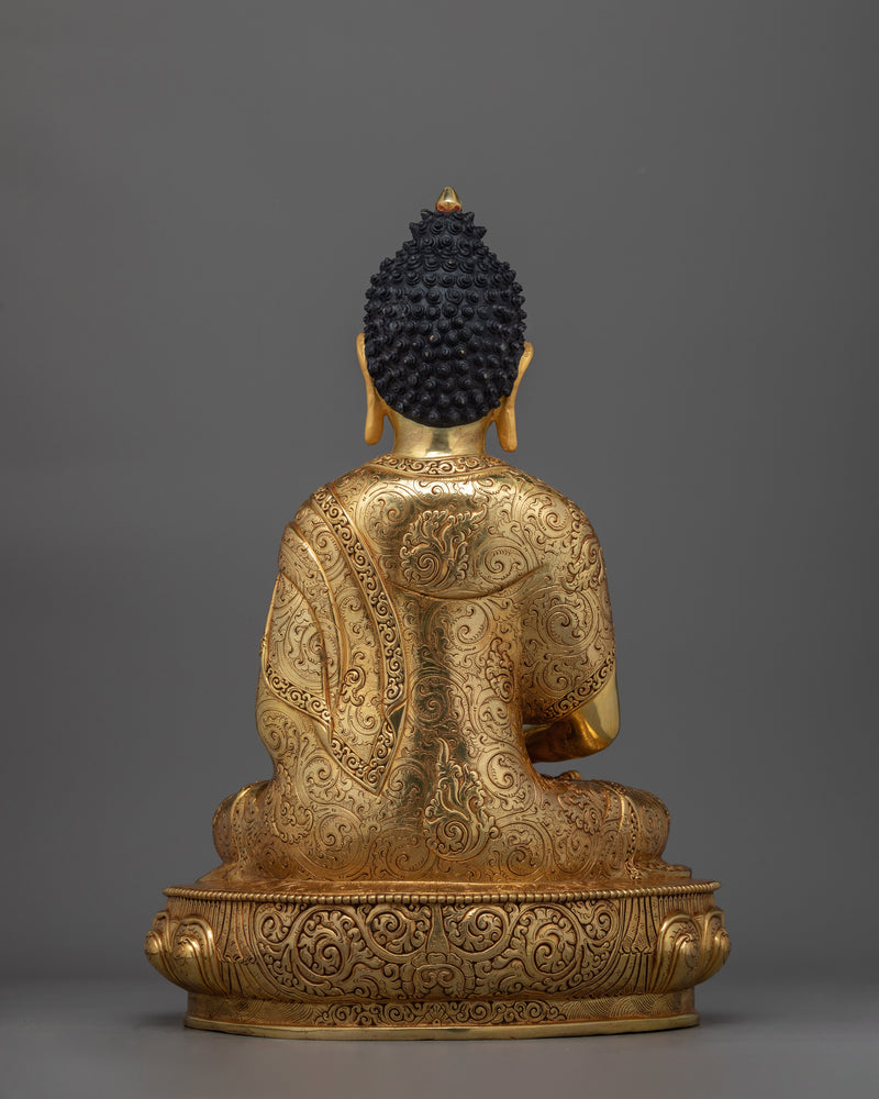 Amitabha Buddha Nepalese Handcrafted Masterpiece Statue | Beacon of Enlightenment