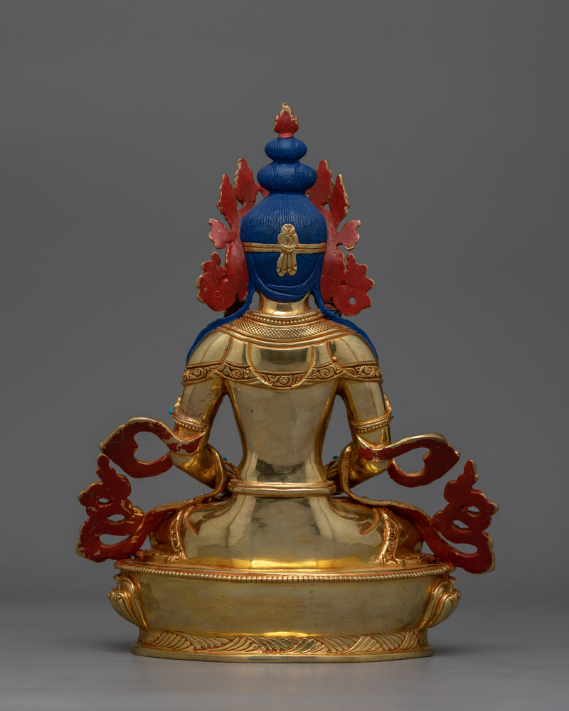 Amitayus Handcrafted Small Statue | Beacon of Longevity