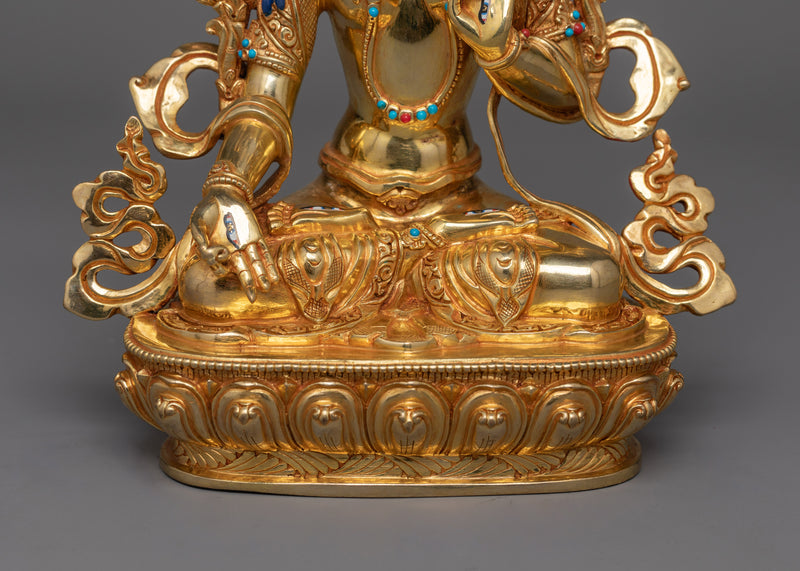 White Tara A Beautiful Handcrafted Statue | Beacon of Longevity