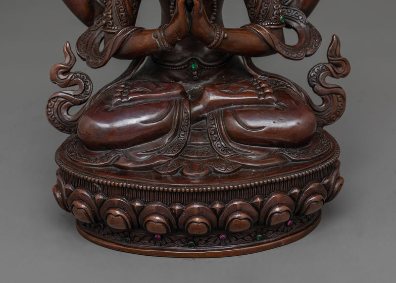 Chenrezig 26cm Handcrafted Statue | Beacon of Compassion