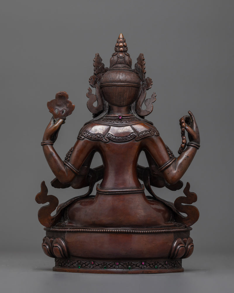 Chenrezig 26cm Handcrafted Statue | Beacon of Compassion