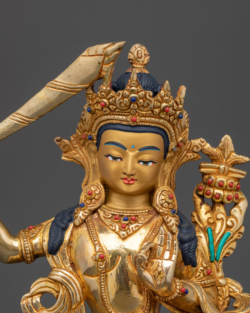 manjushri-hand-carved