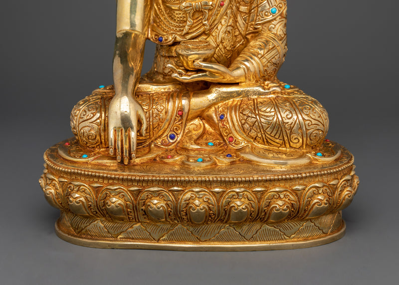 Shakyamuni Buddha Handmade 23cm Statue | Beacon of Enlightenment