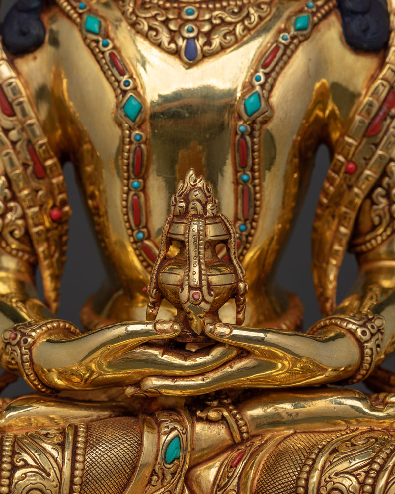 Amitayus Nepalese Handmade Statue | Beacon of Longevity