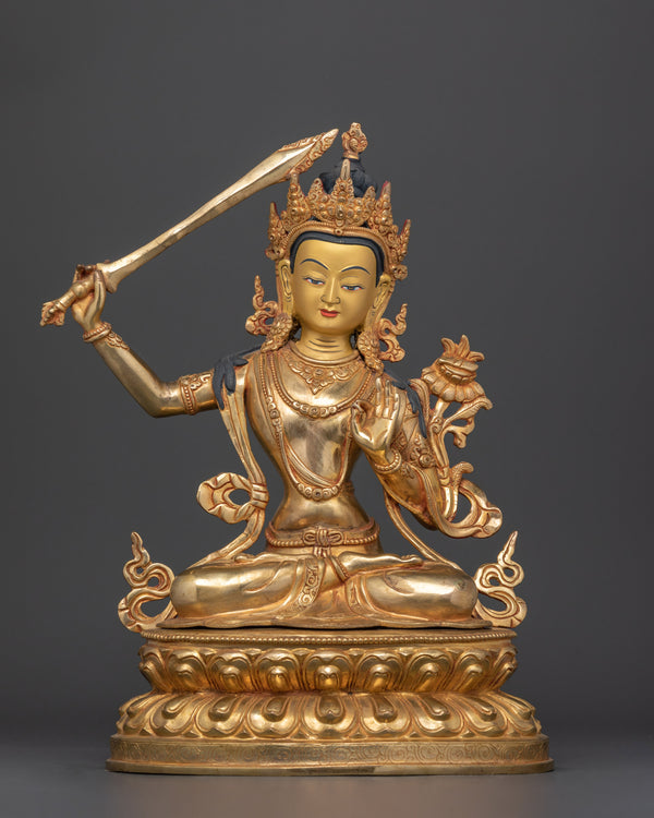 nepalese-handcrafted-manjushri-deity