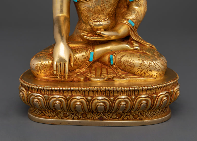 Shakyamuni Buddha Nepalese Handcrafted Statue | Symbol of Enlightenment