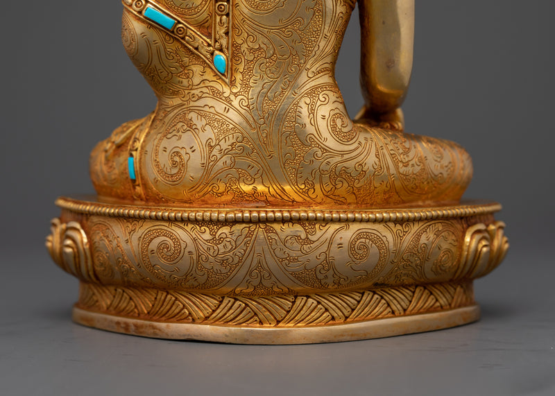 Shakyamuni Buddha Nepalese Handcrafted Statue | Symbol of Enlightenment