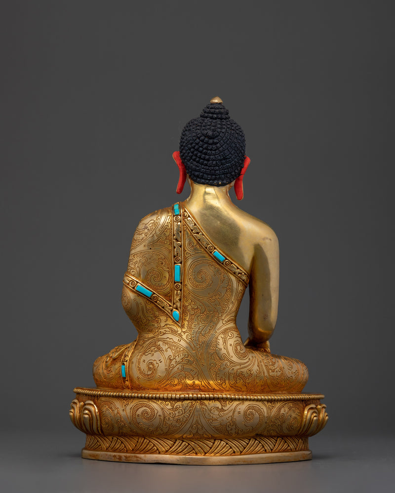 Shakyamuni Buddha Nepalese Handcrafted Statue | Symbol of Enlightenment