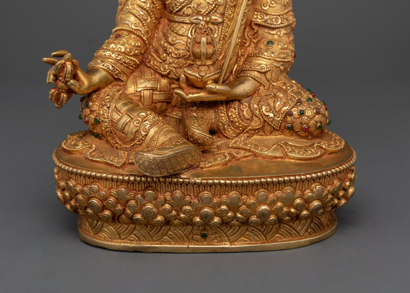 Guru Rinpoche Nepalese Handmade 25cm Statue | Beacon of Spiritual Power