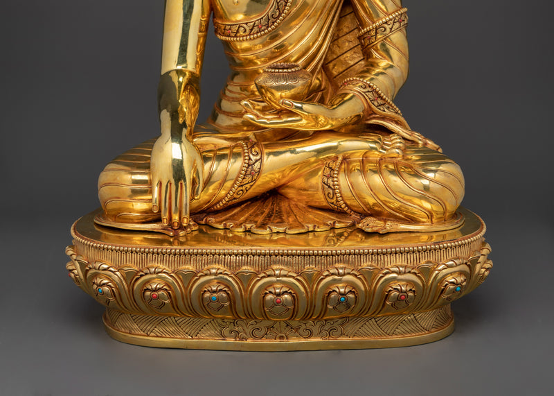 The Majestic Embodiment of Enlightenment | Shakyamuni Buddha Copper Statue