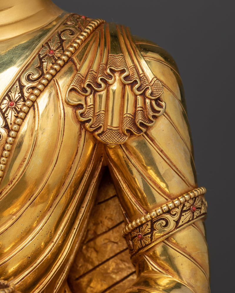 The Majestic Embodiment of Enlightenment | Shakyamuni Buddha Copper Statue