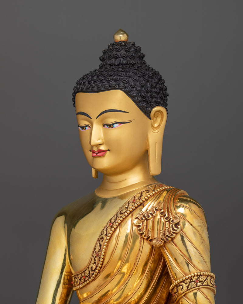 The Majestic Embodiment of Enlightenment | Shakyamuni Buddha Copper Statue