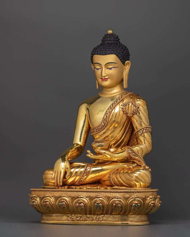 The Majestic Embodiment of Enlightenment | Shakyamuni Buddha Copper Statue