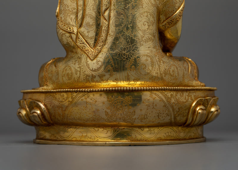 The Enlightened Shakyamuni Buddha Handmade Statue | Symbol of Peace and Wisdom