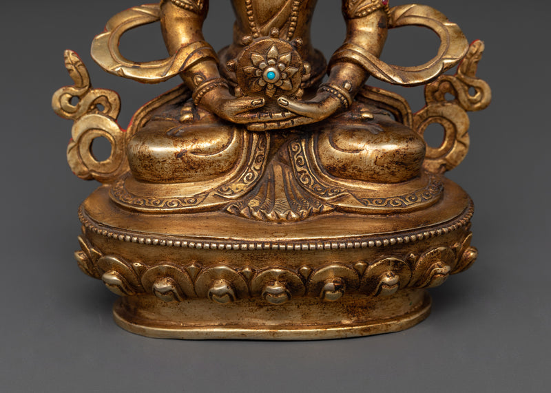 Vairocana Handmade Antique Touch Statue | Radiance of Enlightenment