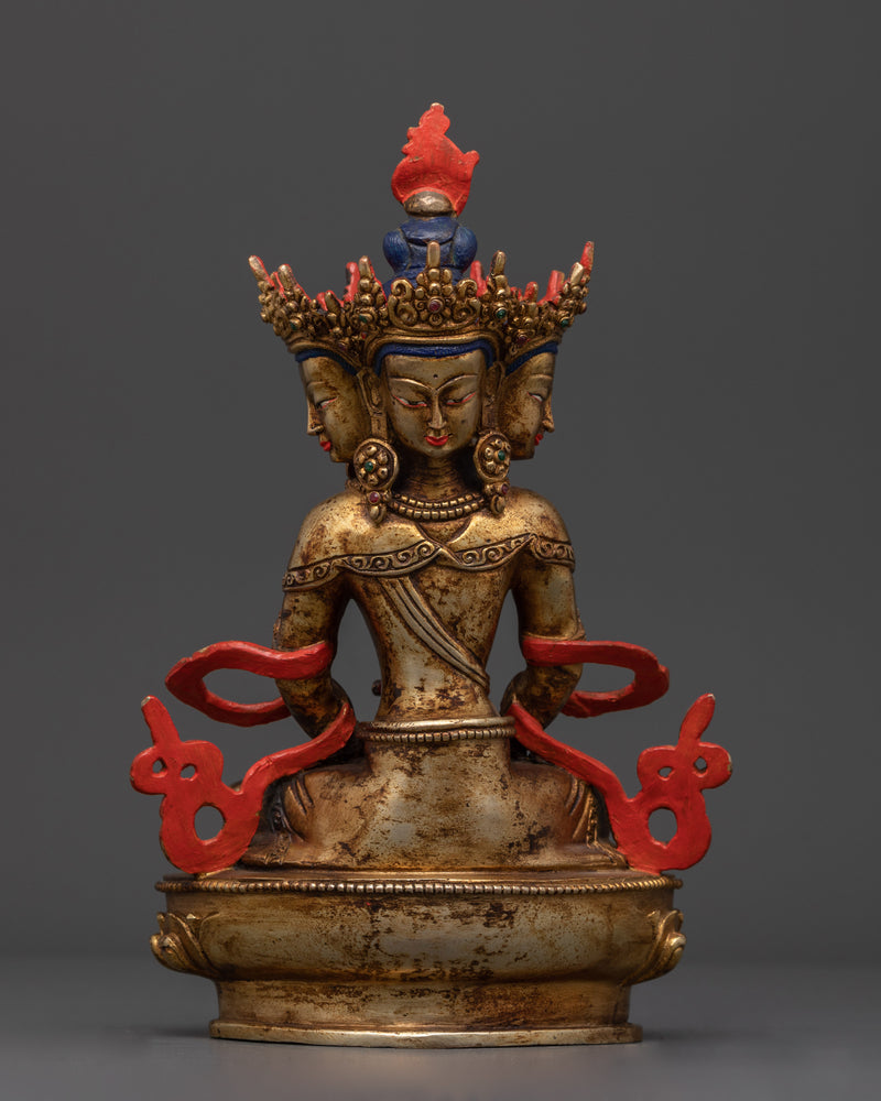 Vairocana Handmade Antique Touch Statue | Radiance of Enlightenment