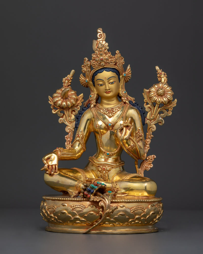 green-tara-protective-goddess-in-gold-gilded