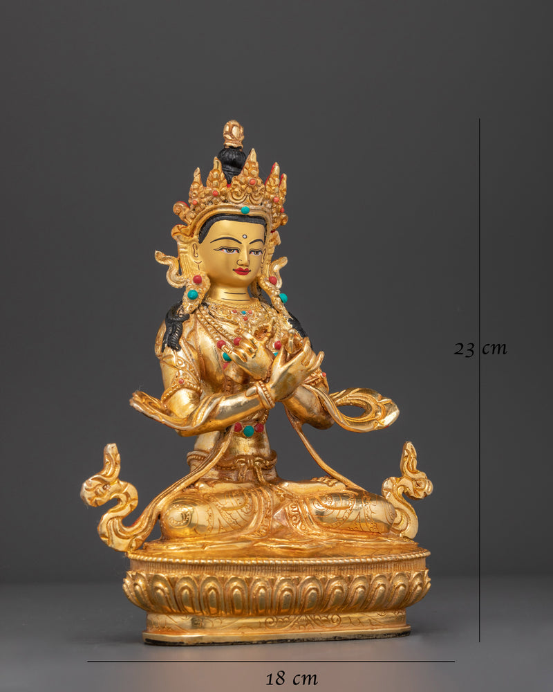 Vajradhara Handmade Small Statue | Embodiment of Primordial Wisdom