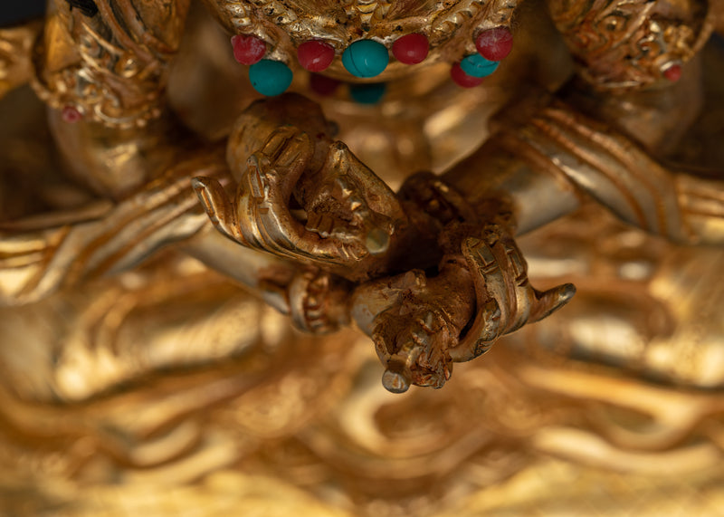 Vajradhara Handmade Small Statue | Embodiment of Primordial Wisdom